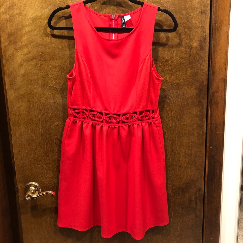 H&M Divided Red Sundress